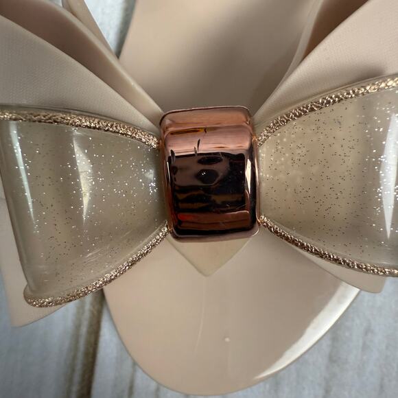 Mini Melissa Girls Harmonic‎ Sweet Bow Sandals 1Y - Picture 3 of 5